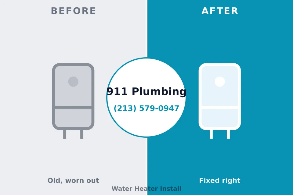 Before and after: plumbing repair Wallenpaupack Lake Estates, PA